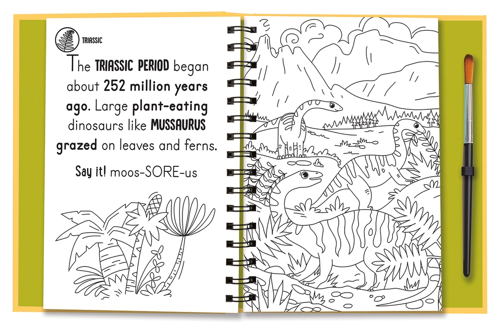 Paint With Water Dinosaurs