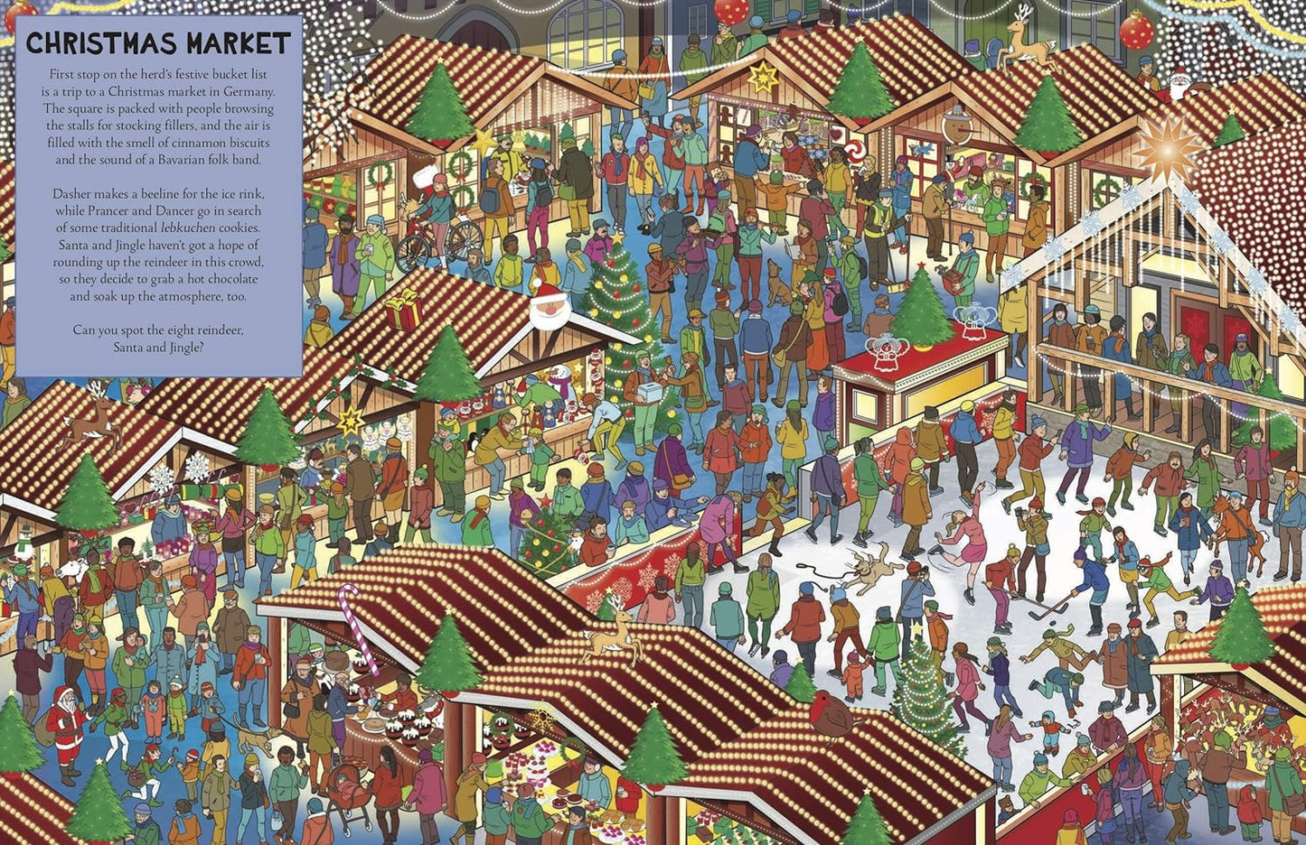 Where's Santa's Reindeer Book