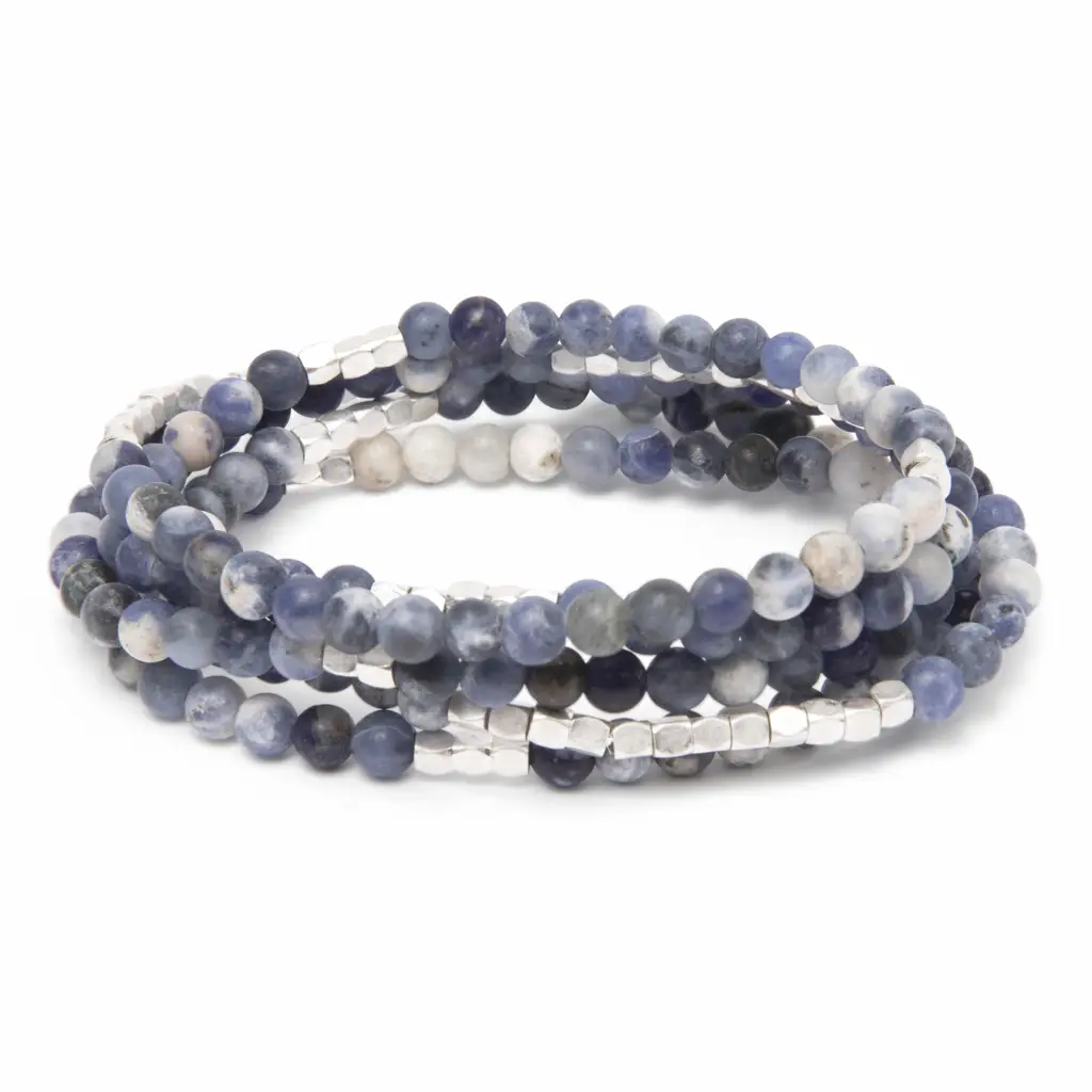 Stone Wrap Bracelet Sodalite
