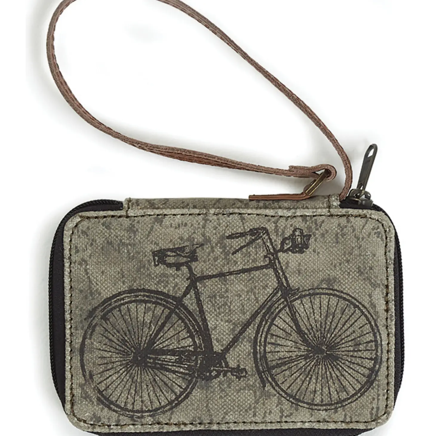 Cruiser Bike Zip Canvas Wallet
