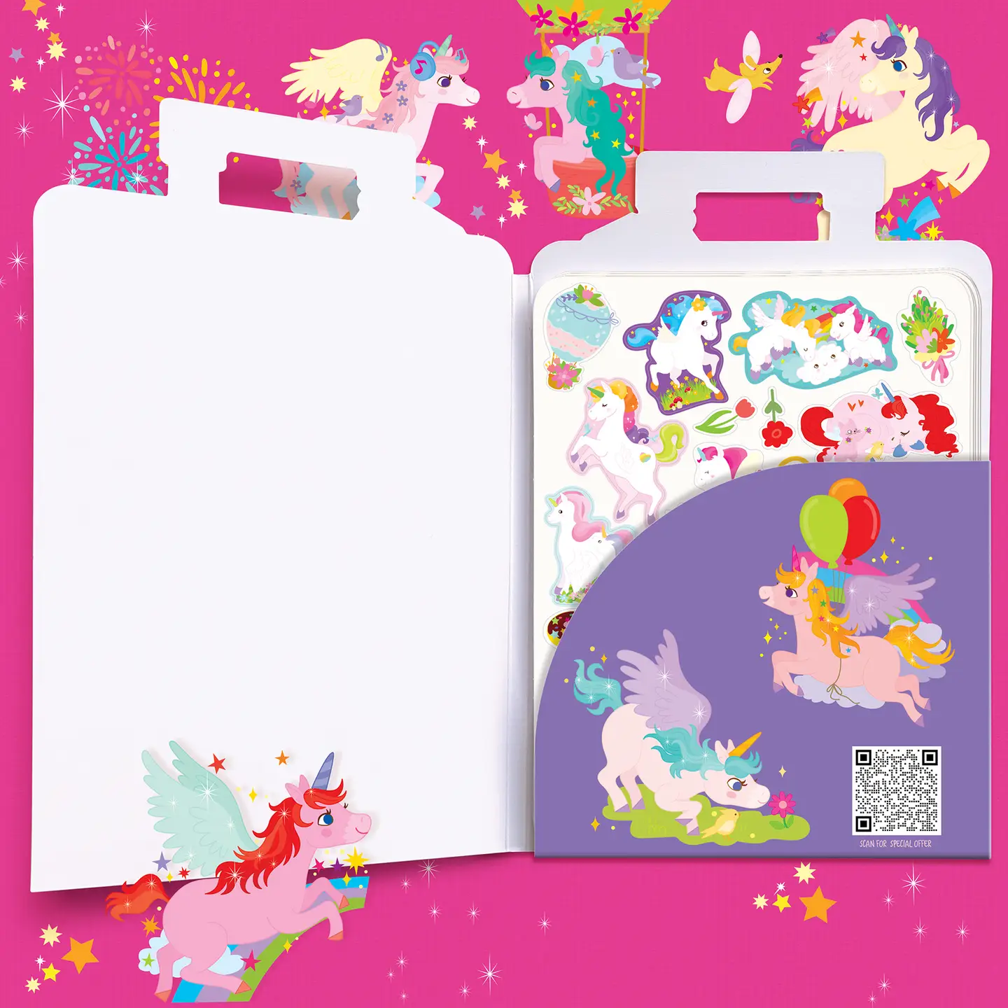 500+ Stickers On-The-Go: Unicorn Squad