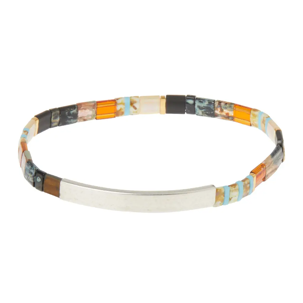Good Karma Bracelet Gratitude-Earth/Silver
