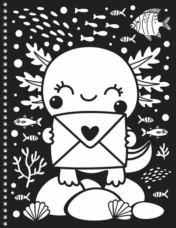 Velvet Art: Axolotls