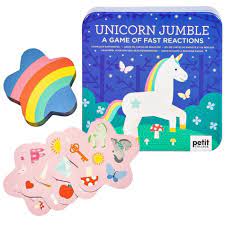 Unicorn Jumble Game in Tin