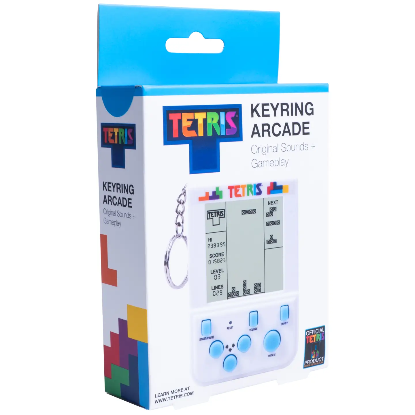 Tetris Arcade Keychain
