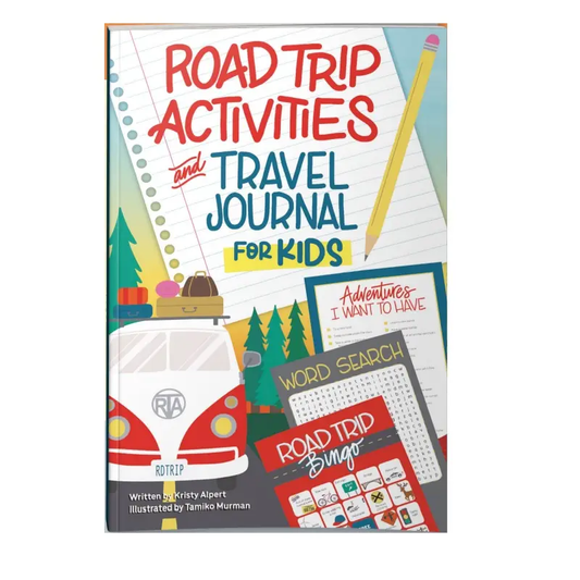 Road Trip Journal + Activity Book