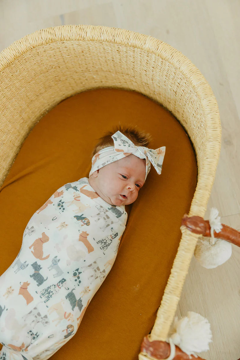 Rufus Knit Swaddle Blanket