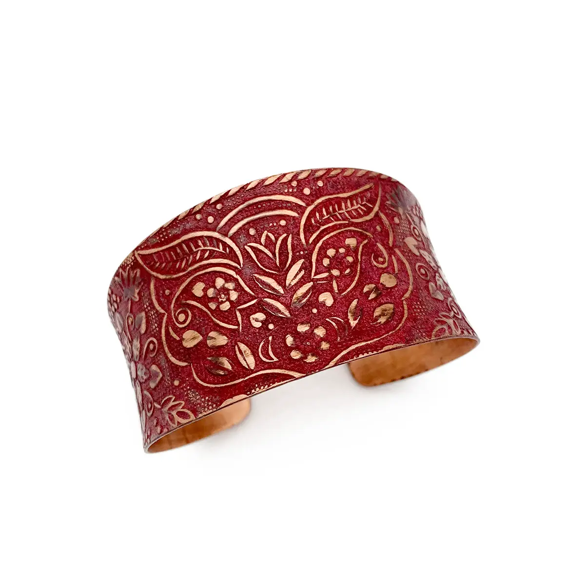 Copper Patina Cuff Bracelet