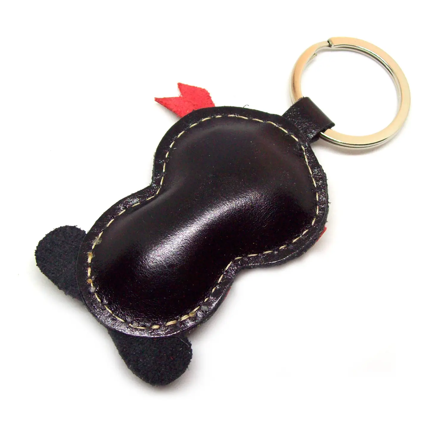 Ninja Leather Keychain