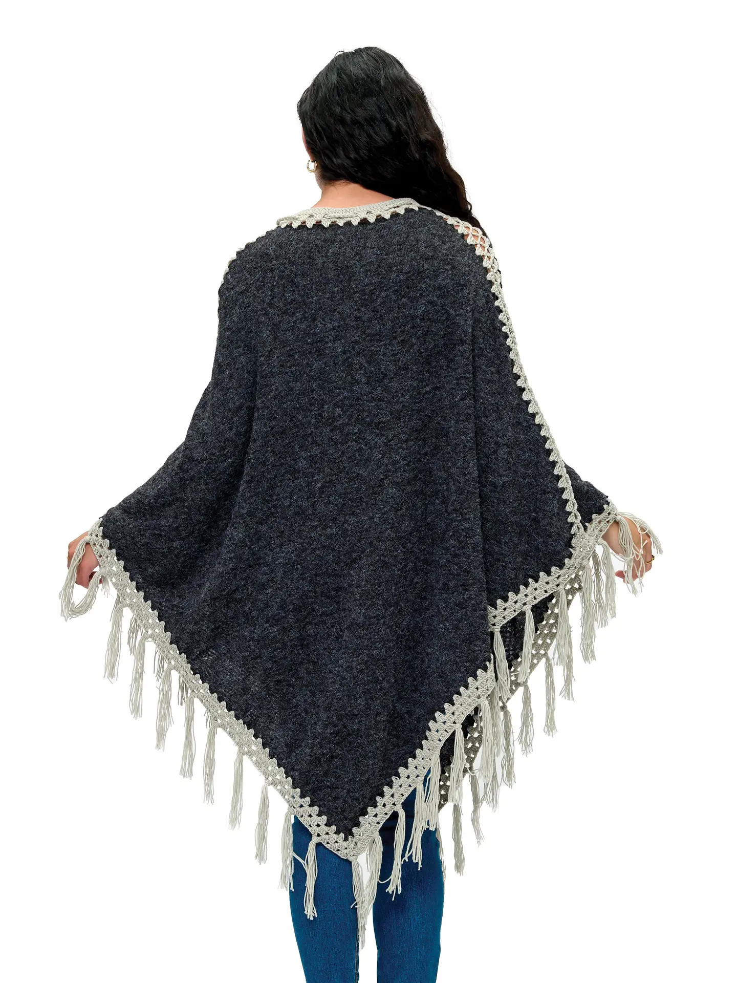 Boho Patchwork Poncho