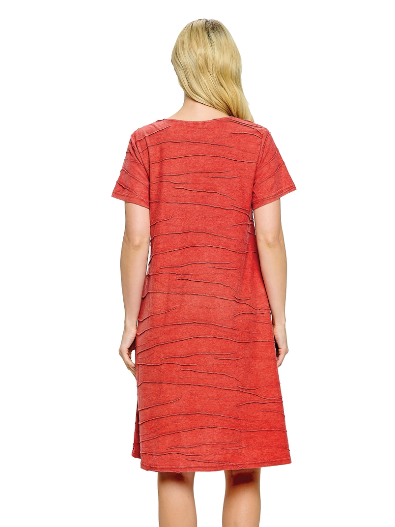 Boho Stitch Fabric Dress