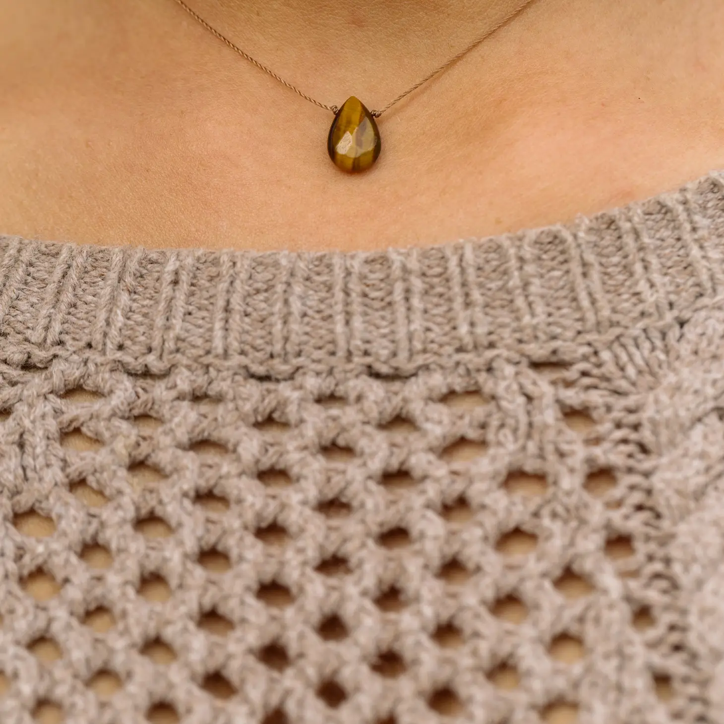 Soul Full Necklace - Tiger Eye for Empowerment