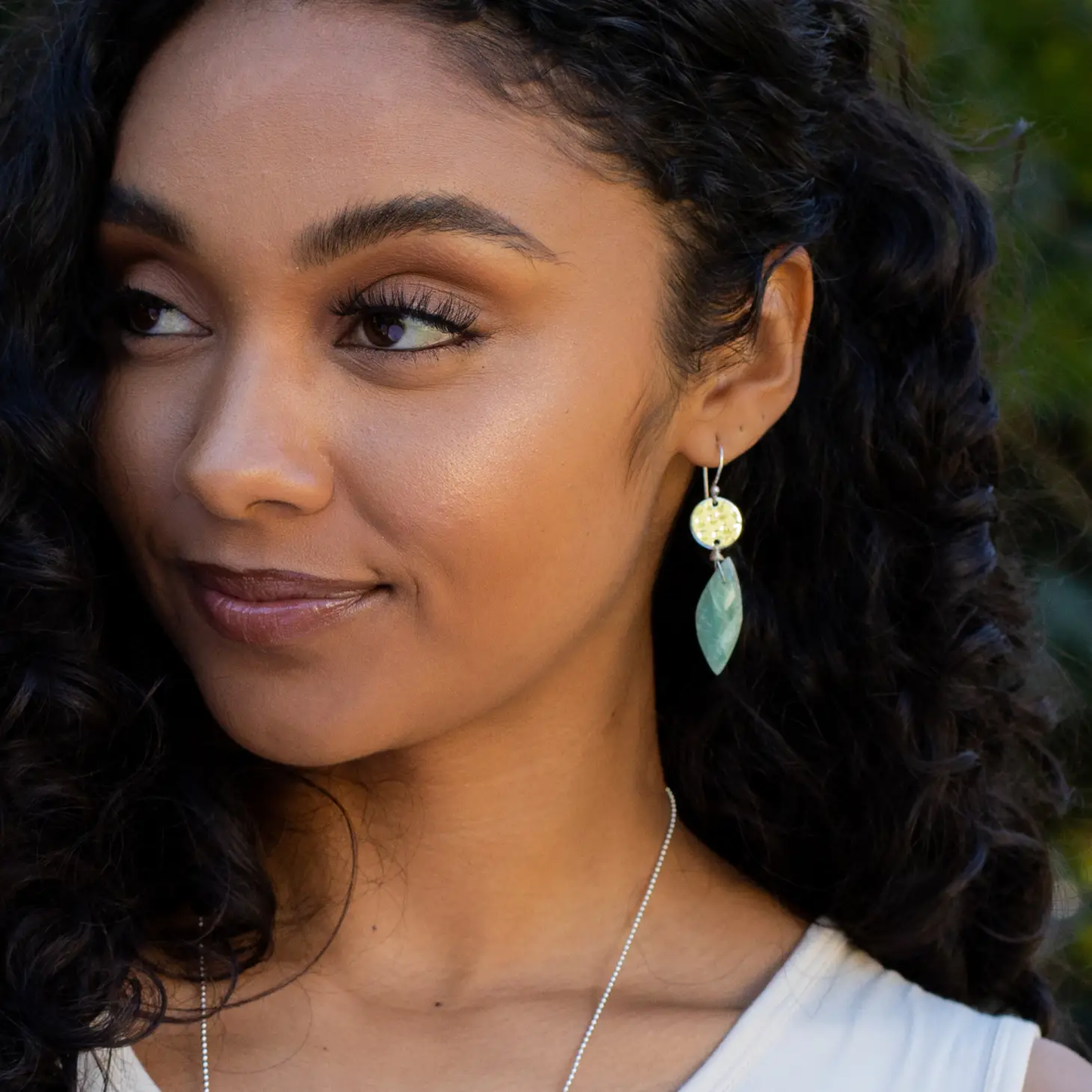 Akriti Large Faceted Earrings