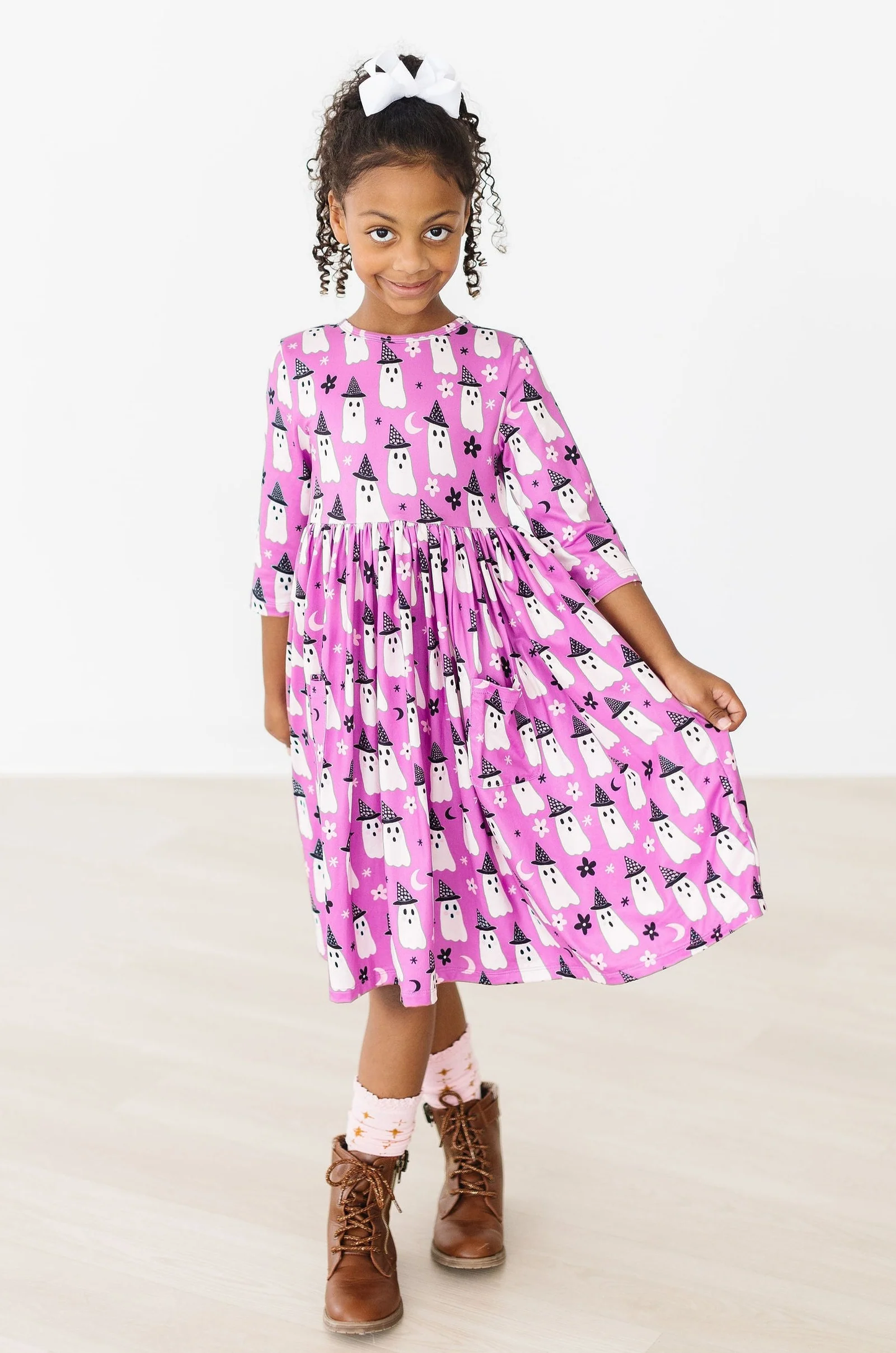 Girls Witches Boo Twirl Dress