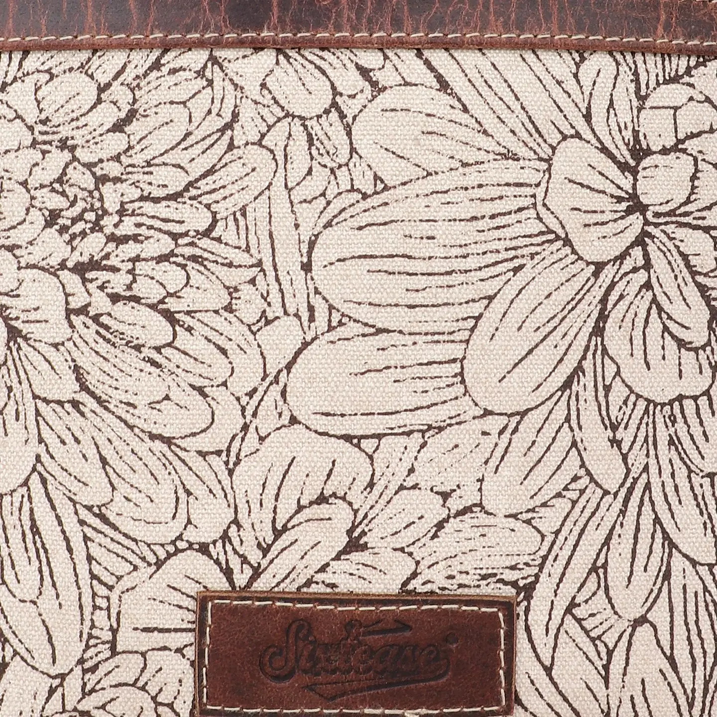 Women's Square Crossbody Bag - Flower Petals