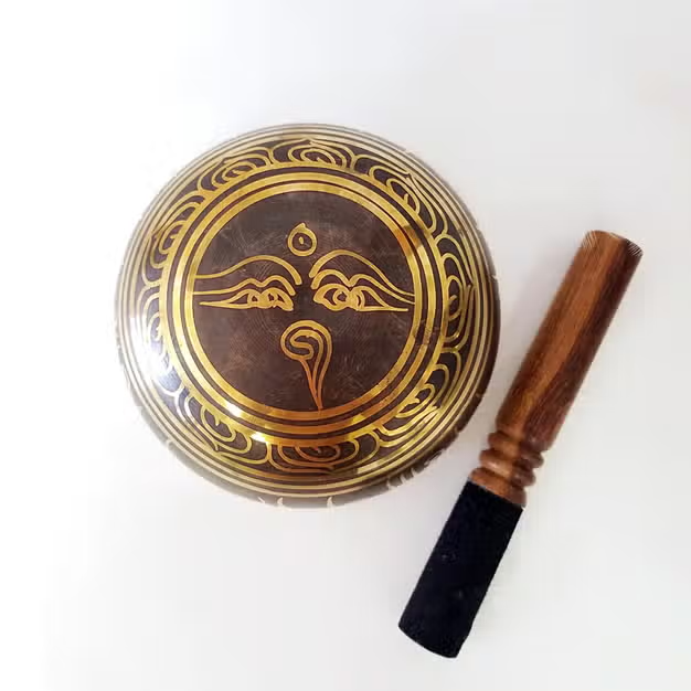 Singing Bowl Tibetan Om