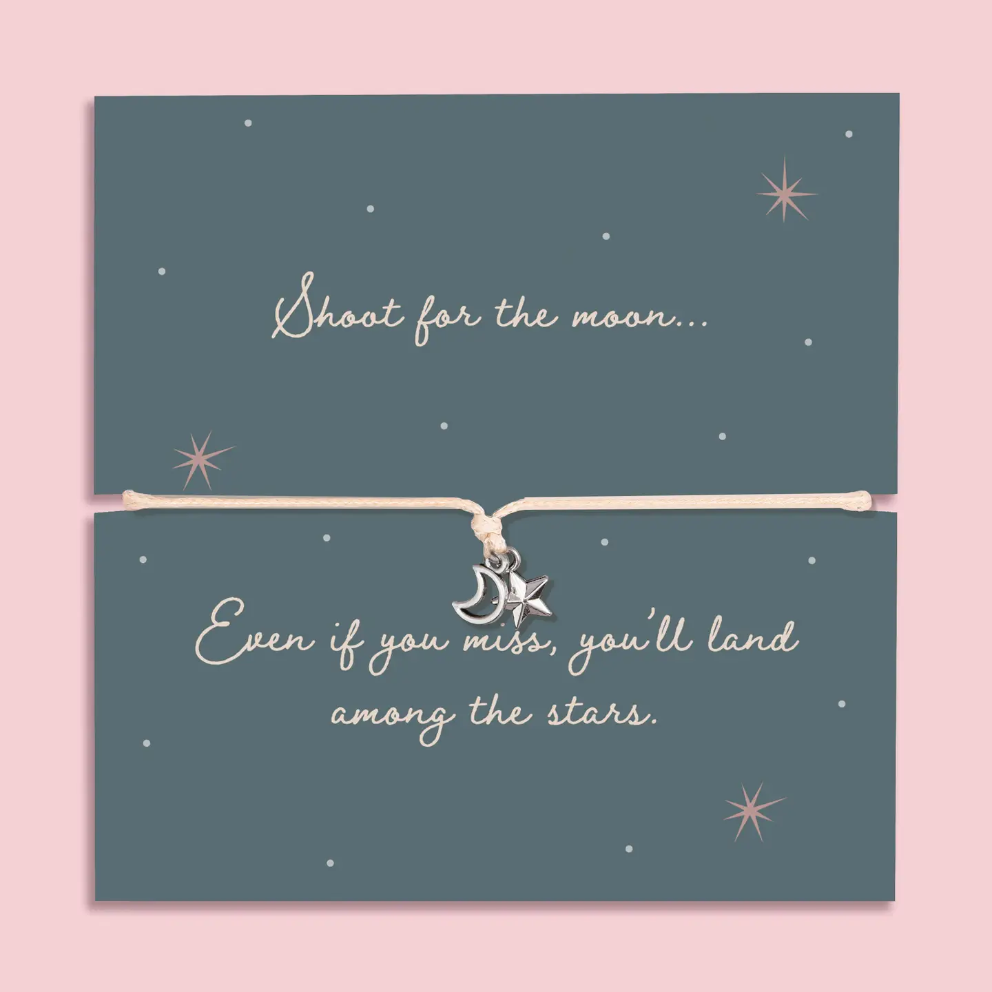 Shoot For the Moon Wish Bracelet