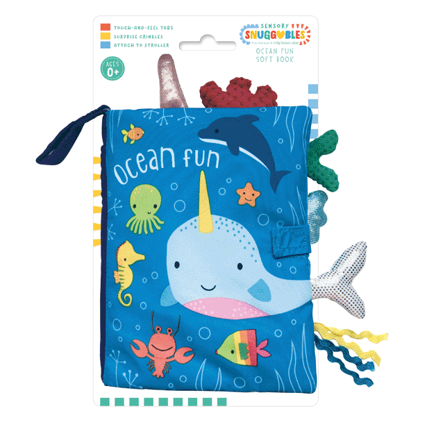 Ocean Fun Crinkle Soft Baby Book