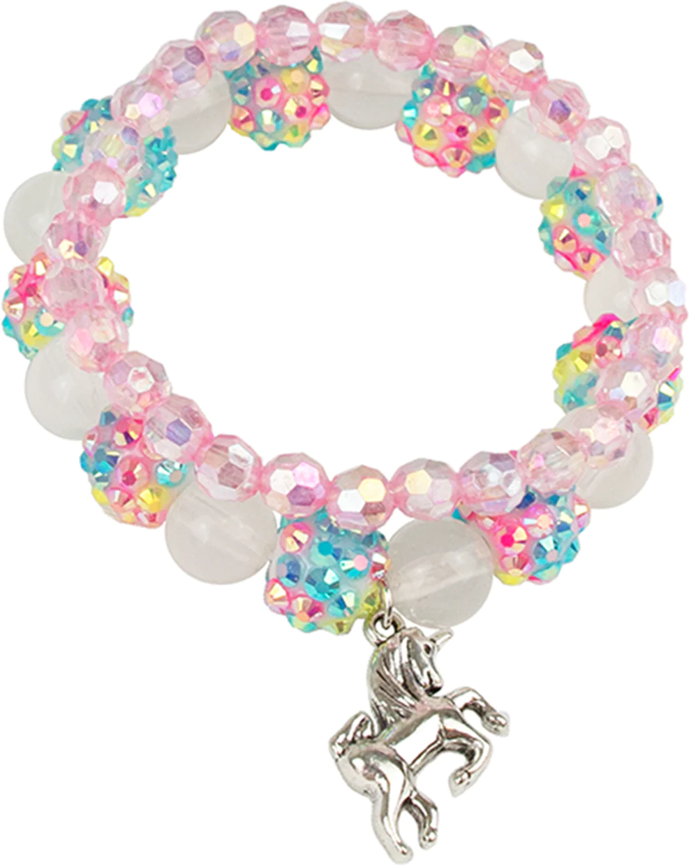 Girls Sparkle Pony Bracelet Set
