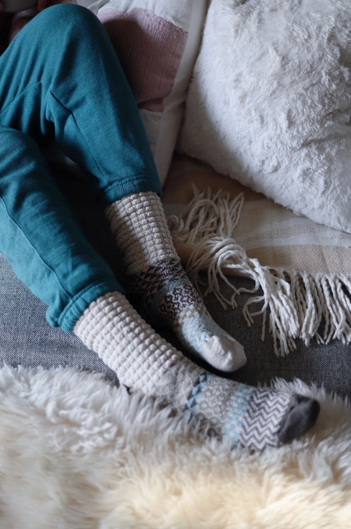 Seashell Slouch Socks