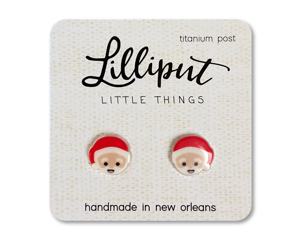 Santa Claus Stud Earrings