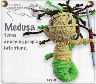 Medusa String Doll Keychain