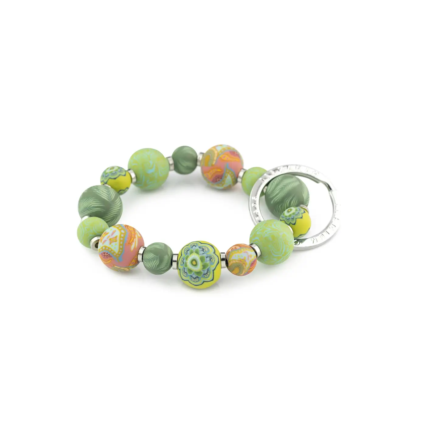 Beaded Wrist Keychain Small