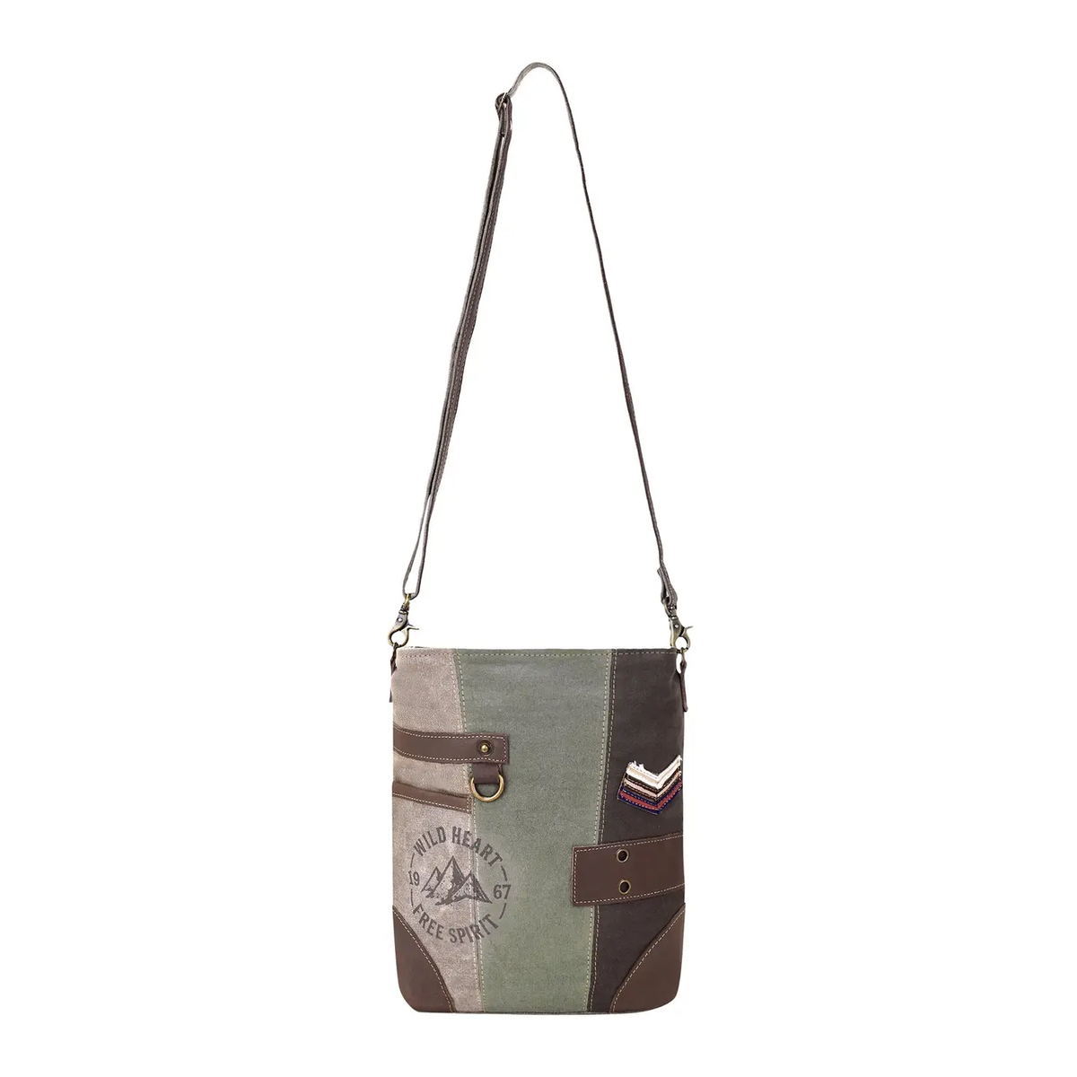 Cenizo Canvas Crossbody Bag