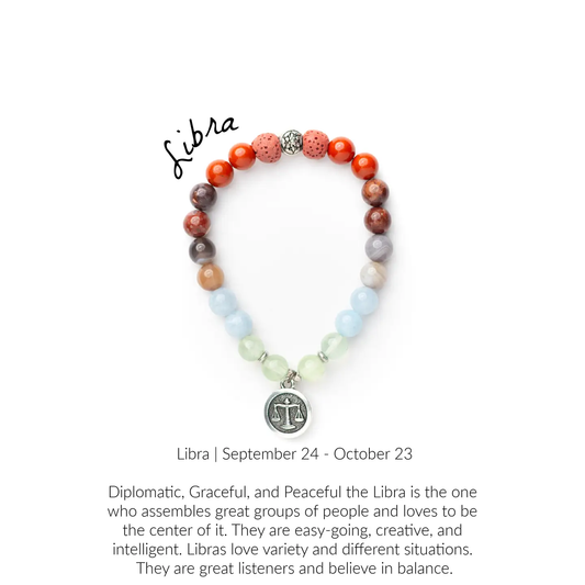 Libra Gemstone Bracelet