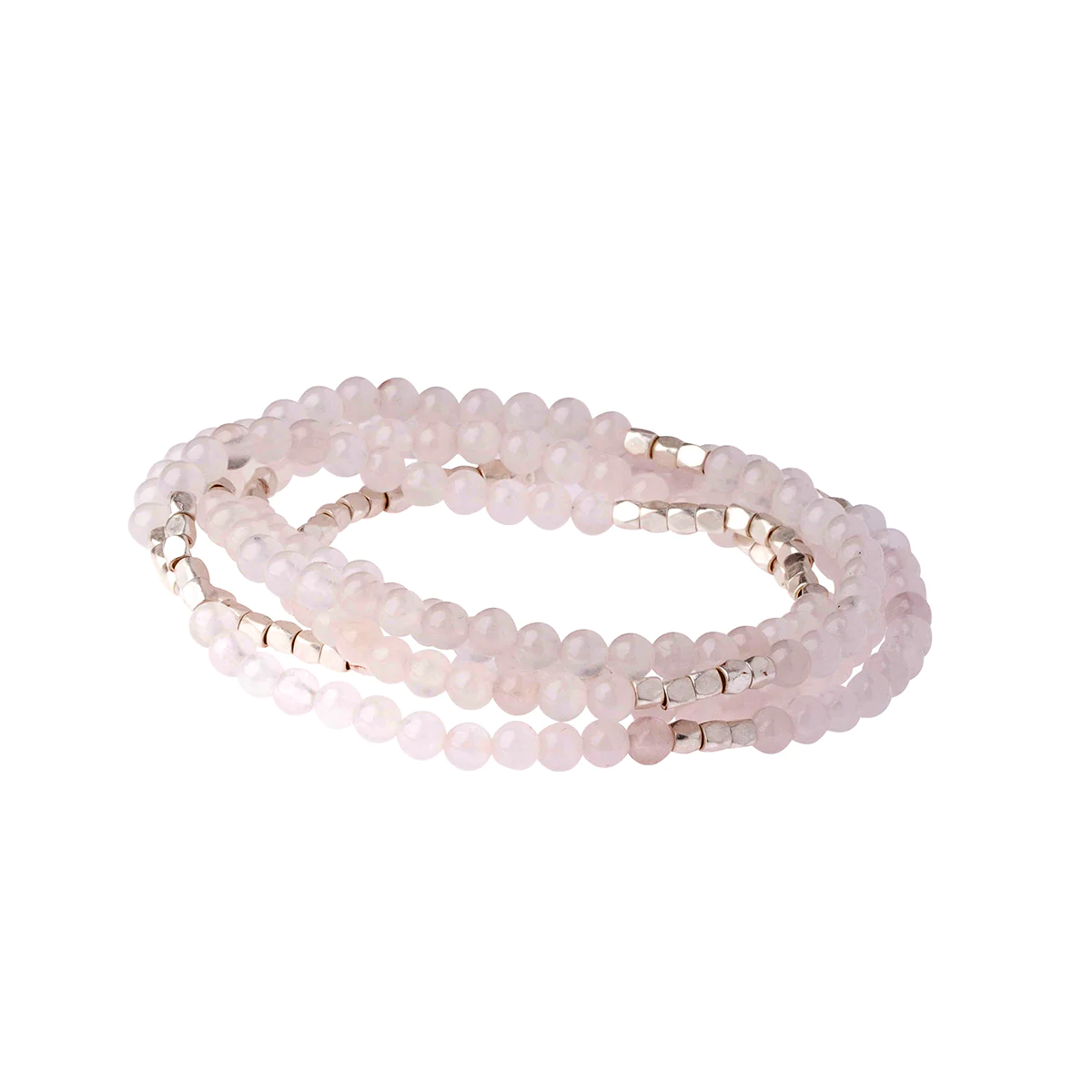 Stone Wrap Bracelet Rose Quartz