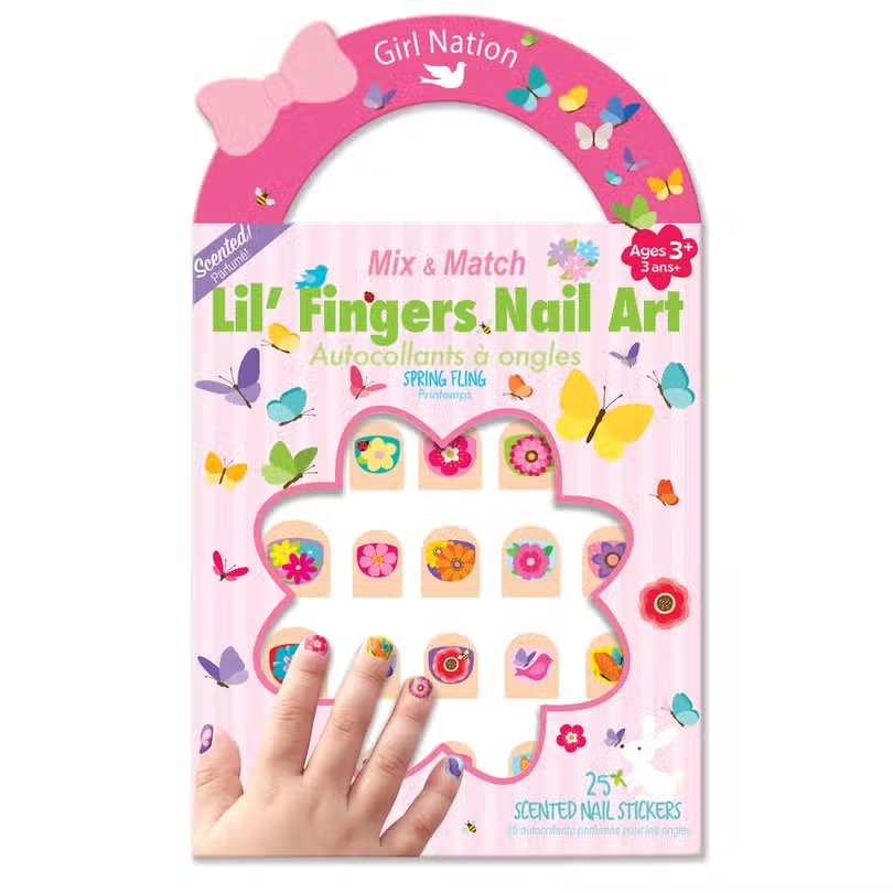 Lil Fingers Nail Art Spring Fling