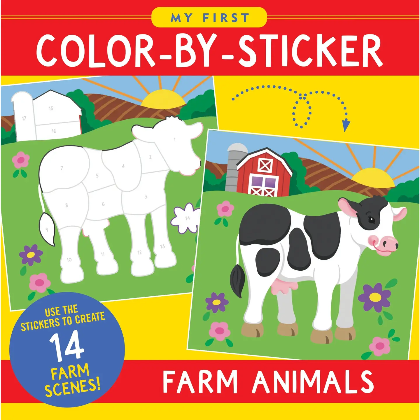 First Color Sticker Farm Animals
