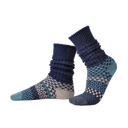 Cerulean Slouch Socks