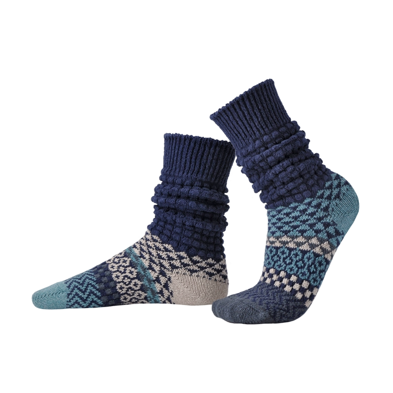 Cerulean Slouch Socks