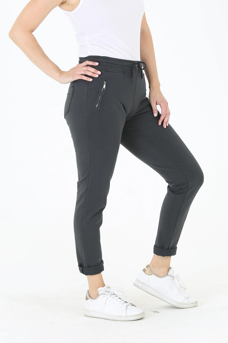 French Terry Joggers w/ Zipper Pocket