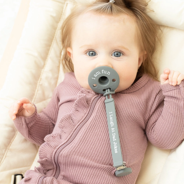 Pacifier Clip - Dad Jokes