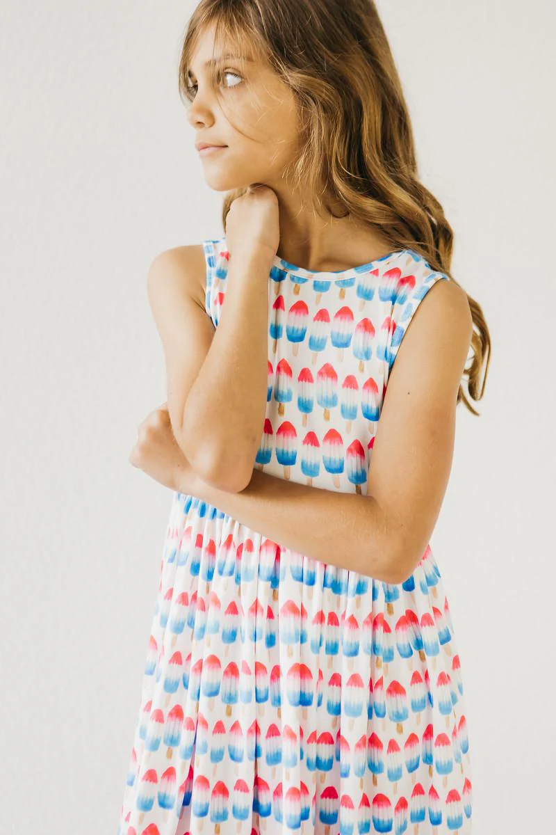 Red White & Cute Twirl Dress