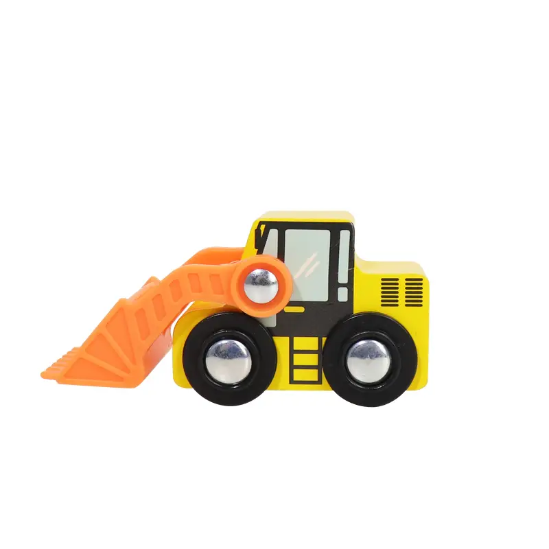Wooden Construction Vehicles Set