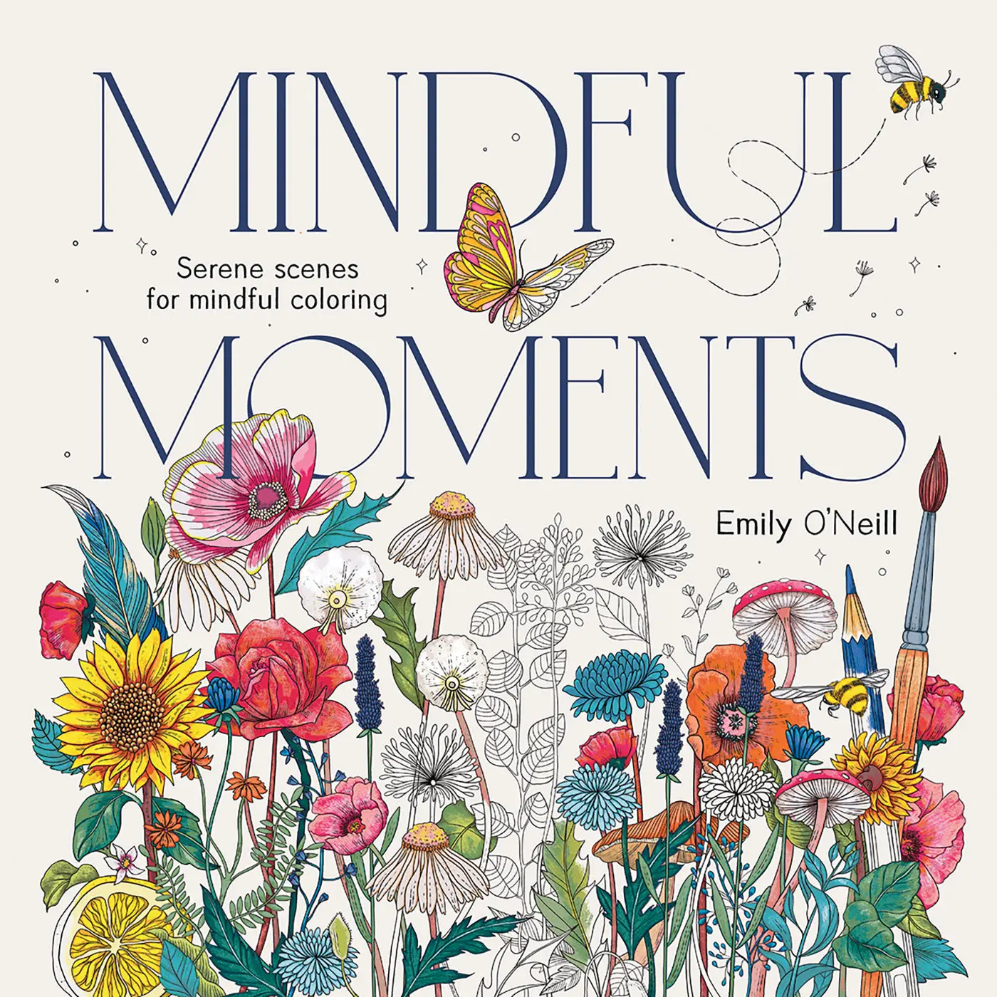 Mindful Moments Adult Coloring Book