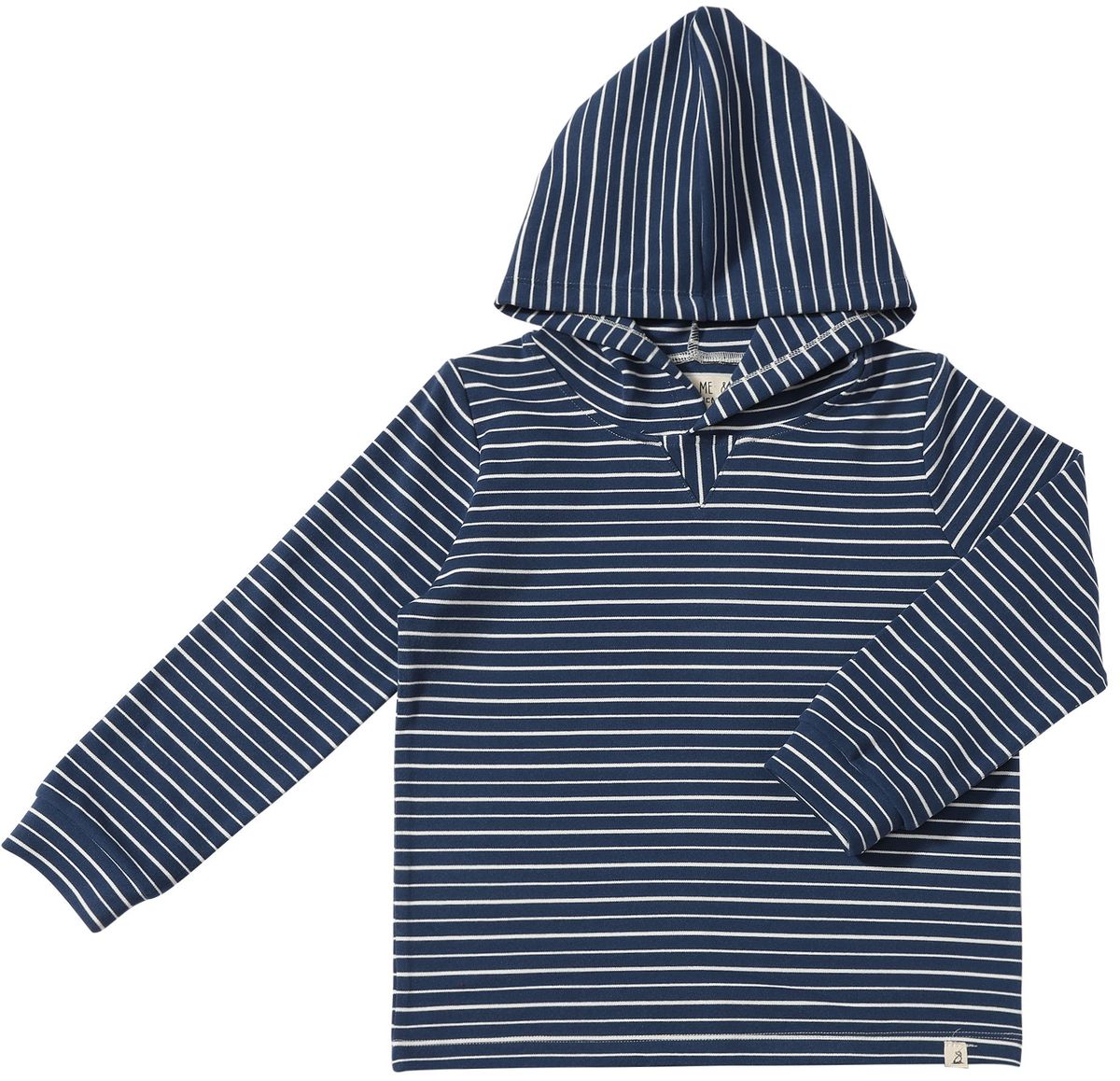 Boys Roger Striped Hooded Top