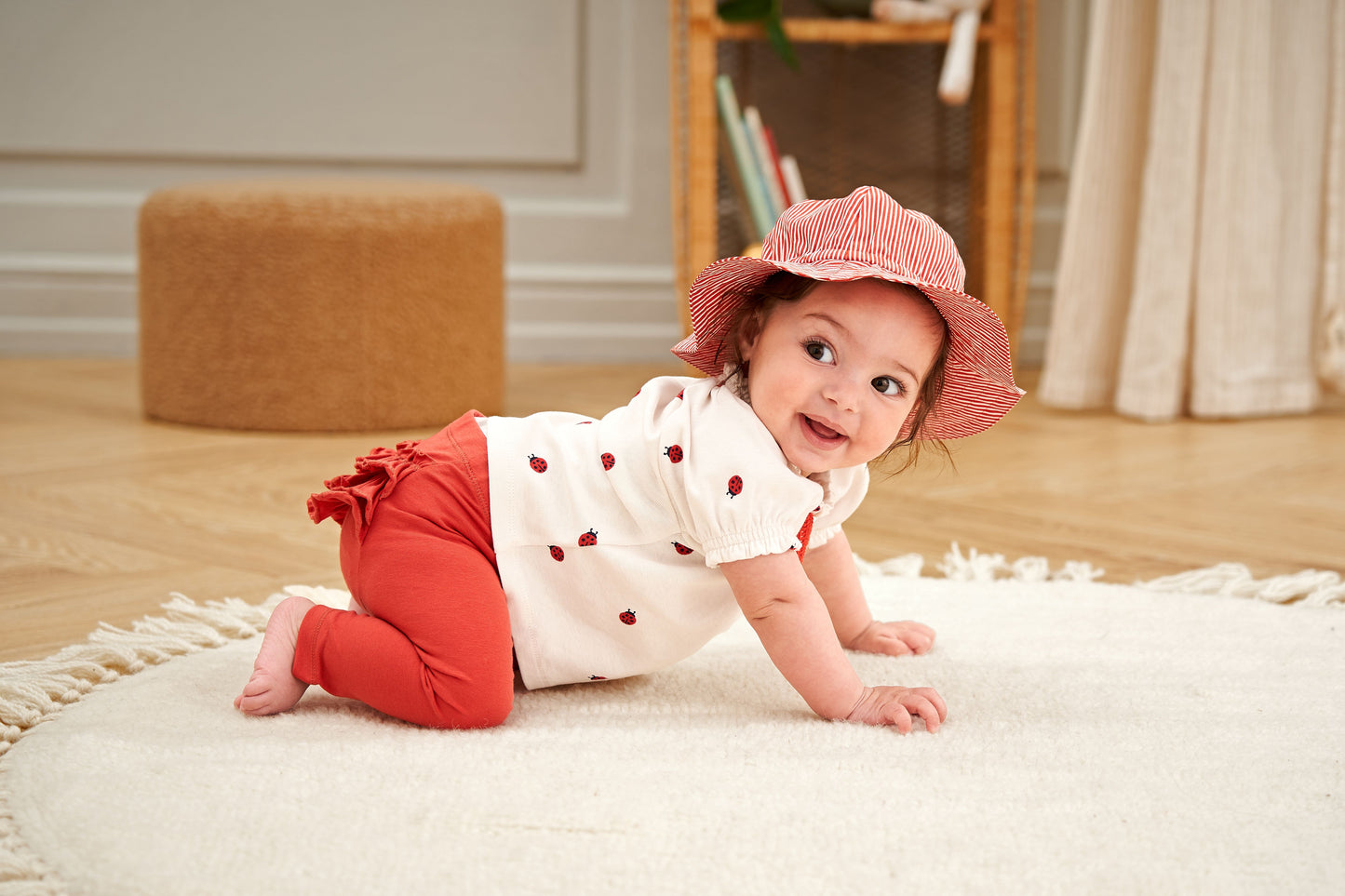 Baby Poplin Striped Hat