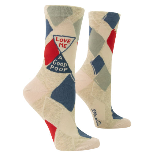 Love Me a Good Poop Men's Crew Socks