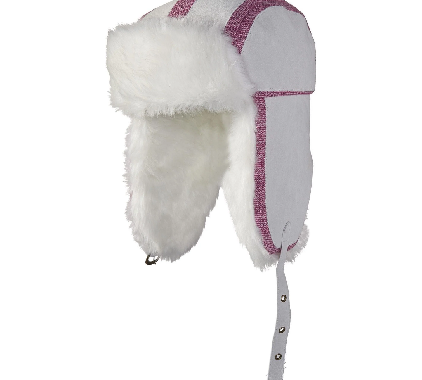 Kids White Chocolate Trapper Hat