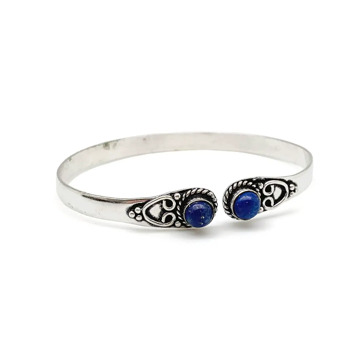 Tanvi Cuff Bracelet Silver Bangle