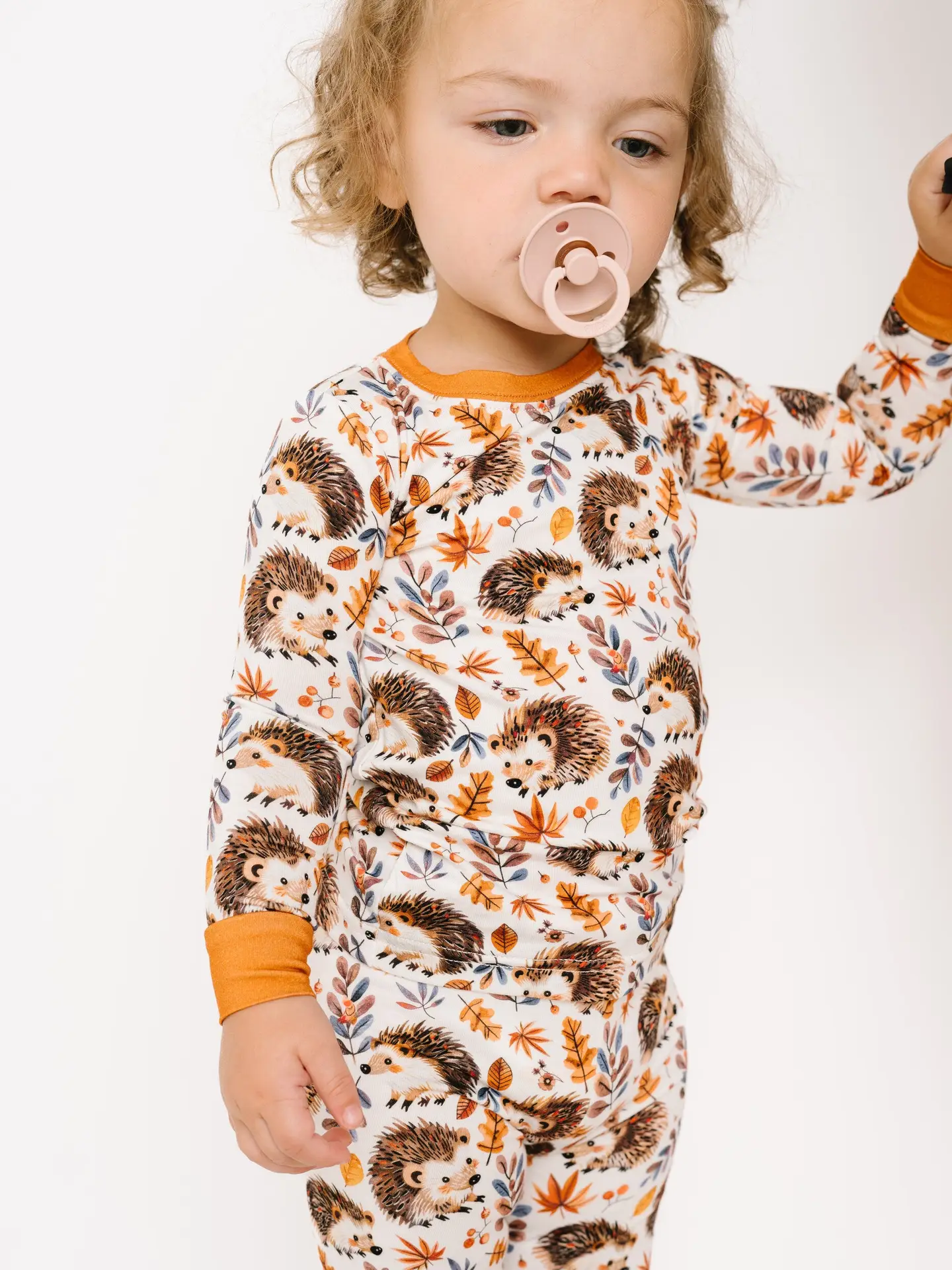Kids Woodland Hedgehog Bamboo Pajamas