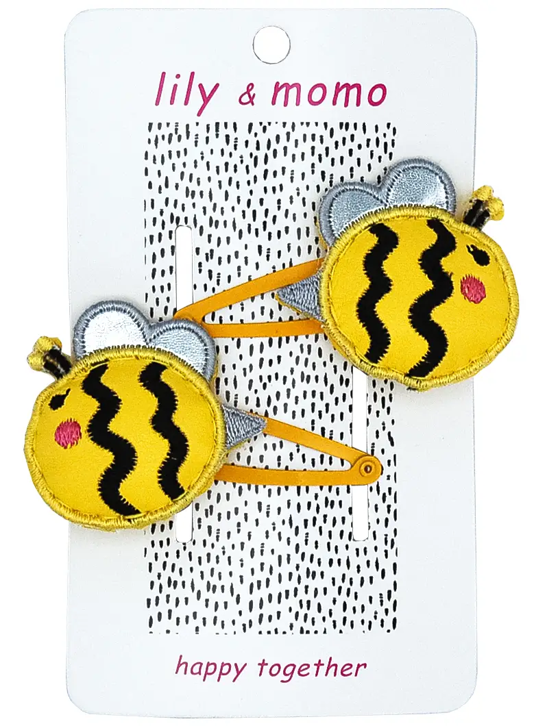 Busy Bee Hair Clips