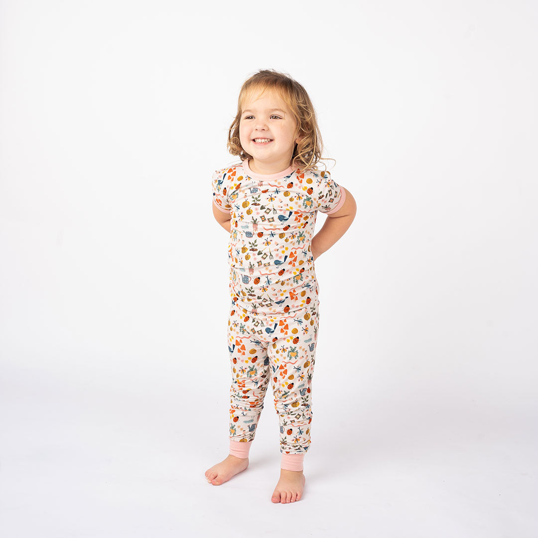 Kids Garden Friends Bamboo Pajamas