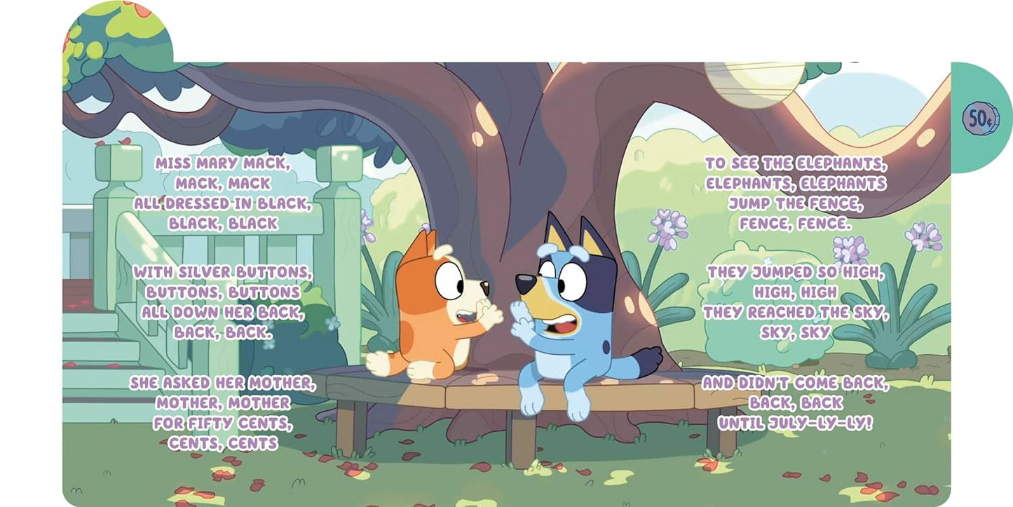 Bluey + Bingo's Book of Sings Things Board Book