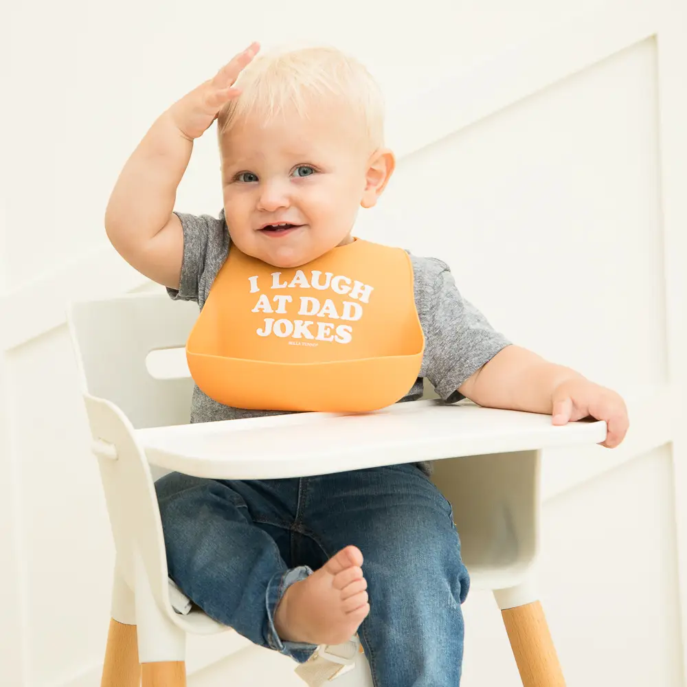 Wonder Bib - I Laugh at Dad Jokes