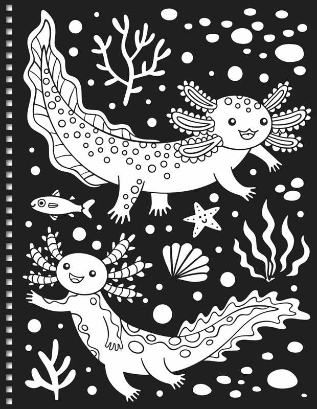 Velvet Art: Axolotls